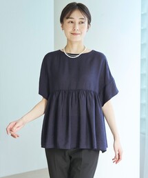 「UNFILO」 半袖ブラウス MEDIUM ブラック レディース UNFILO 「UNFILO」 半袖ブラウス MEDIUM ブラック レディース