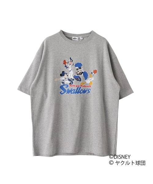 StompStamp（ストンプスタンプ）の「//////ﾐｯｷｰ＆ﾌﾚﾝｽﾞ/Ｔｼｬﾂ/ｽﾜﾛｰｽﾞ（Tシャツ/カットソー・メンズ・グレー・S/M/L/XL）」の2枚目の写真