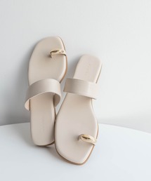 RANDA | サムリングゴールドパーツ トングサンダル(サンダル)