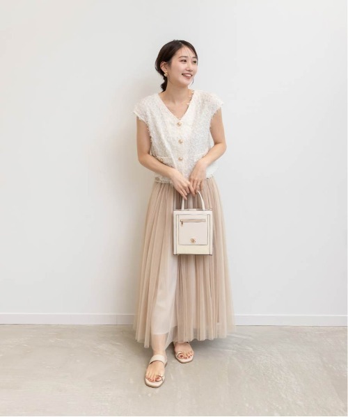 RANDA(ランダ)の「サムリングゴールドパーツ トングサンダル(サンダル・レディース・ブラウン/アイボリー/ブラック・S/M/L/LL)」の11枚目の写真