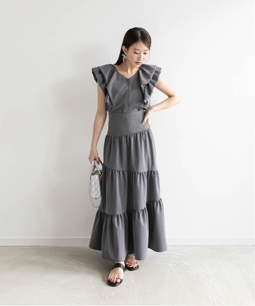 RANDA(ランダ)の「サムリングゴールドパーツ トングサンダル(サンダル・レディース・ブラウン/アイボリー/ブラック・S/M/L/LL)」の17枚目の写真