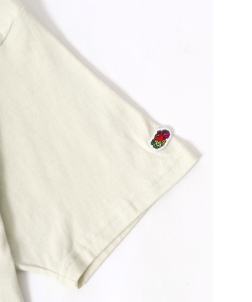 PEANUTS(ピーナッツ)の「「ユニセックス」FRUIT OF THE LOOM×PEANUTS コラボ スヌーピーヴィンテージキャラクタープリント半袖Tシャツ メンズ レディース(Tシャツ/カットソー・レディース・アイボリー/サックスブルー・M/L/S)」の3枚目の写真