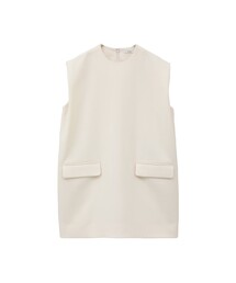 CLANE | 【CLANE/クラネ】SLEEVELESS LONG COCOON TOPS/スリーブレスロングコクーントップス(Tシャツ/カットソー)