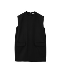CLANE | 【CLANE/クラネ】SLEEVELESS LONG COCOON TOPS/スリーブレスロングコクーントップス(Tシャツ/カットソー)