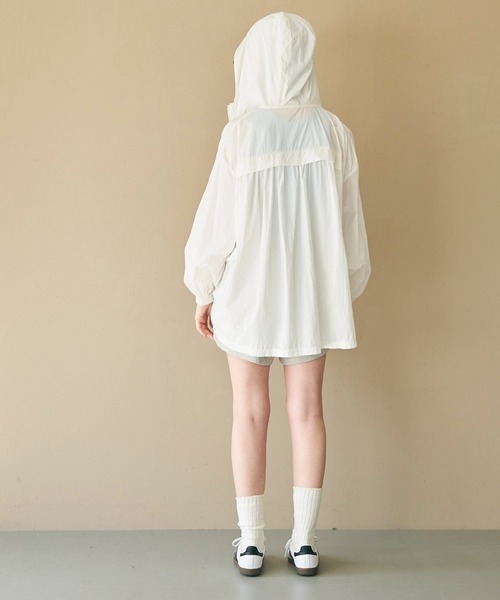 新品未使用 フレアマウンテンパーカー forksy.】ナイロンフレアマウンテンパーカー（マウンテンパーカー