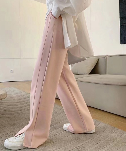 Miniministore（ミニミニストア）の「スウエットパンツレディース ロングパンツ（スウェットパンツ・レディース・ベージュ/パープル/ピンク/グレー/ブラック/ホワイト・FREE）」の22枚目の写真