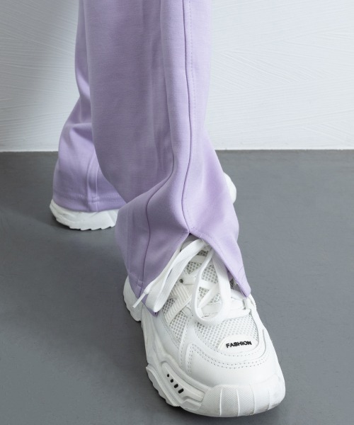 Miniministore（ミニミニストア）の「スウエットパンツレディース ロングパンツ（スウェットパンツ・レディース・ベージュ/パープル/ピンク/グレー/ブラック/ホワイト・FREE）」の11枚目の写真