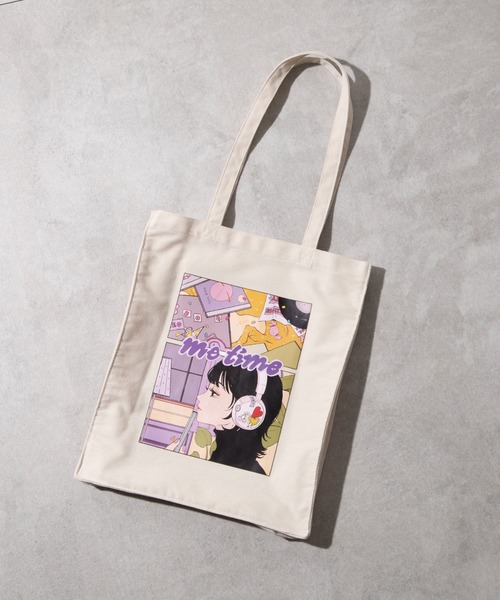 WEGO(ウィゴー)の「∴WEGO/別注オハナトートバッグ(トートバッグ・レディース・ナチュラル・FREE)」の1枚目の写真