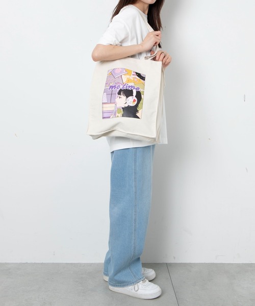 WEGO(ウィゴー)の「∴WEGO/別注オハナトートバッグ(トートバッグ・レディース・ナチュラル・FREE)」の9枚目の写真