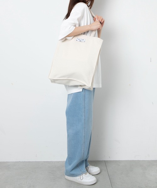 WEGO(ウィゴー)の「∴WEGO/別注オハナトートバッグ(トートバッグ・レディース・ナチュラル・FREE)」の8枚目の写真