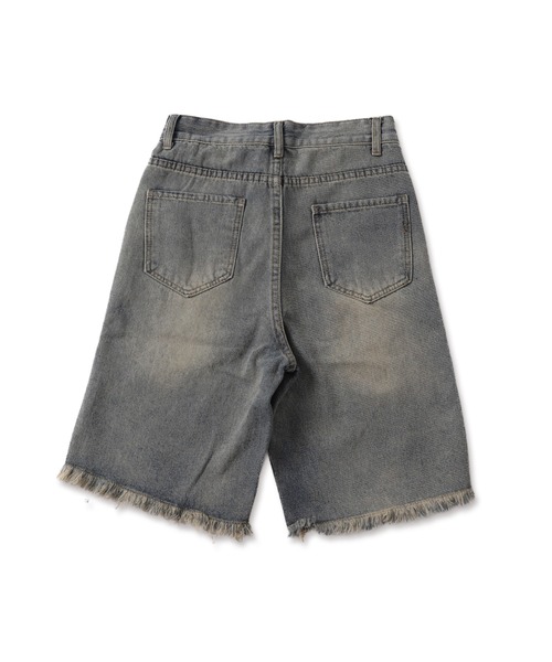 dispark（ディスパーク）の「DISPARK/ダメージデニムハーフパンツ（デニムパンツ・レディース・ブルー系1・MEDIUM/LARGE）」の9枚目の写真