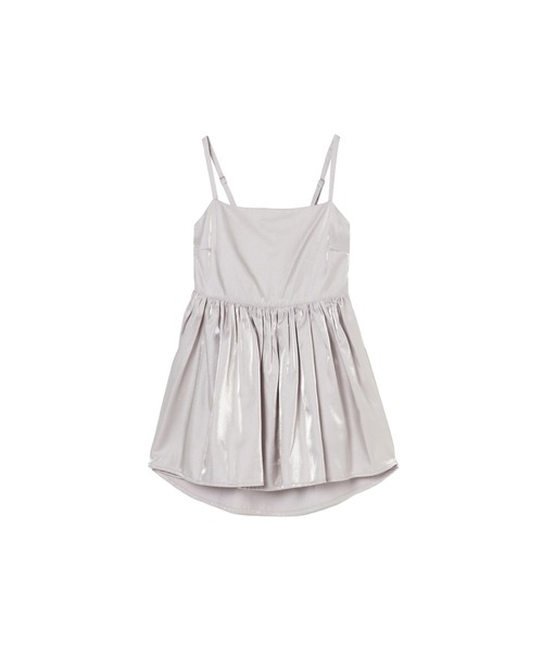 sahara（サハラ）の「Glossy Peplum Camisole/グロッシーペプラム 