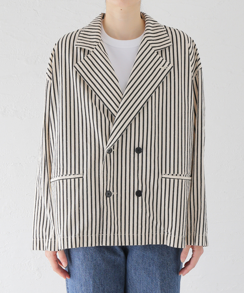 JOURNAL STANDARD - journal standard luxe バフストライプ Wジャケット JOURNAL STANDARD LUXE（ジャーナルスタンダード ラックス）の