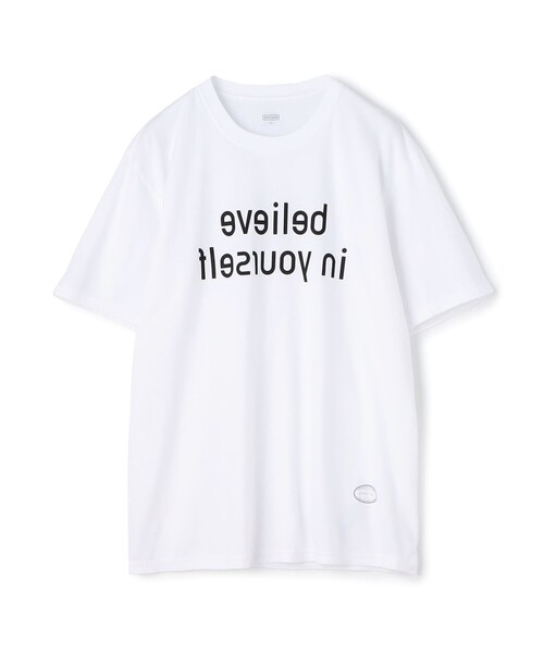 TANGTANG(タンタン)の「TANG TANG MIRROR BELIEVE プリントTシャツ(Tシャツ/カットソー・メンズ・ホワイト系その他・L/XL)」の1枚目の写真