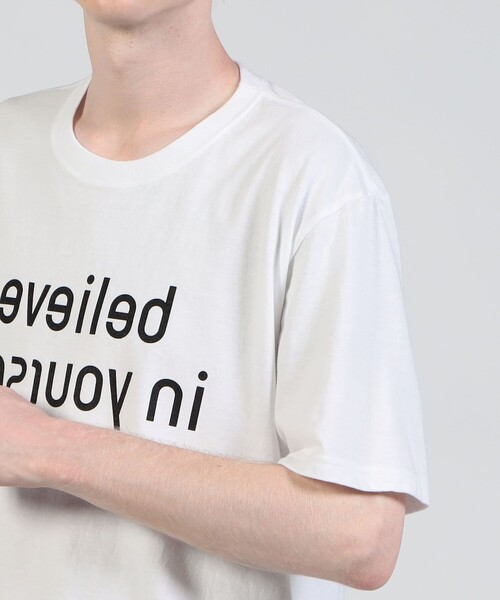TANGTANG(タンタン)の「TANG TANG MIRROR BELIEVE プリントTシャツ(Tシャツ/カットソー・メンズ・ホワイト系その他・L/XL)」の6枚目の写真