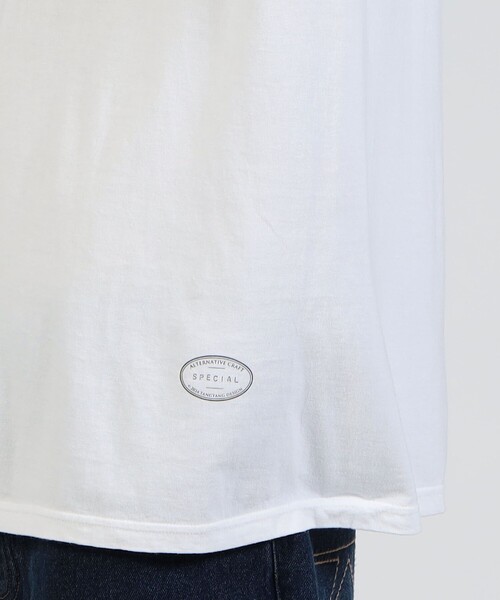 TANGTANG(タンタン)の「TANG TANG MIRROR BELIEVE プリントTシャツ(Tシャツ/カットソー・メンズ・ホワイト系その他・L/XL)」の7枚目の写真