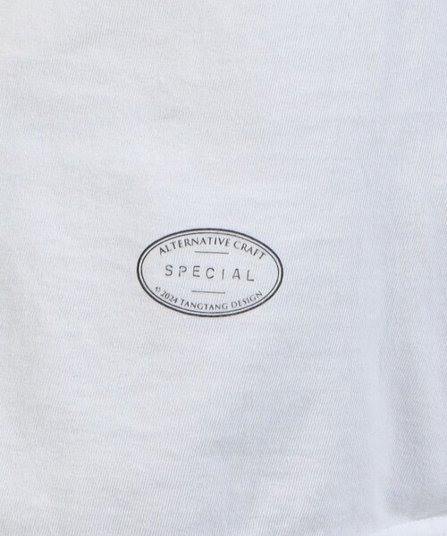 TANGTANG(タンタン)の「TANG TANG MIRROR BELIEVE プリントTシャツ(Tシャツ/カットソー・メンズ・ホワイト系その他・L/XL)」の2枚目の写真