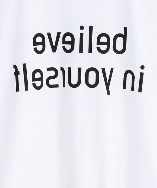 TANGTANG(タンタン)の「TANG TANG MIRROR BELIEVE プリントTシャツ(Tシャツ/カットソー・メンズ・ホワイト系その他・L/XL)」の3枚目の写真
