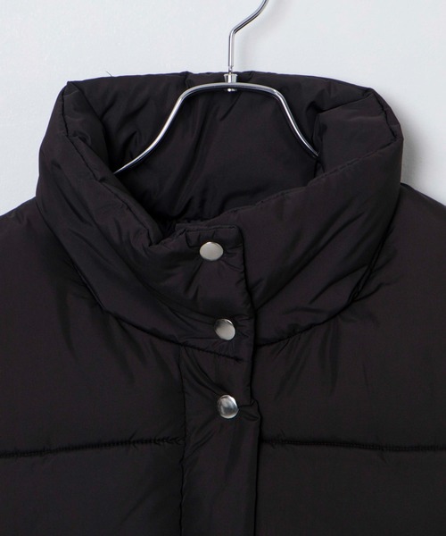 WEGO（ウィゴー）の「WEGO/パディングショートベスト（ダウンベスト・レディース・ホワイト/ブラック・FREE）」の5枚目の写真