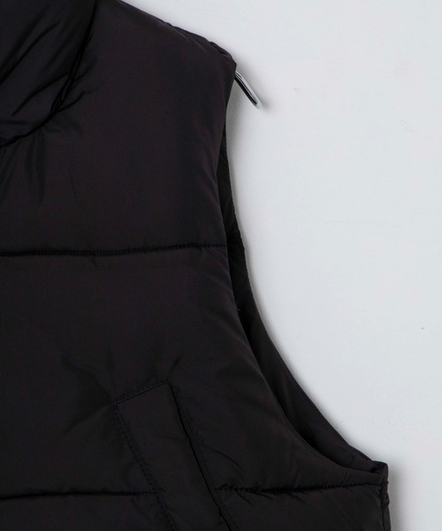 WEGO（ウィゴー）の「WEGO/パディングショートベスト（ダウンベスト・レディース・ホワイト/ブラック・FREE）」の6枚目の写真