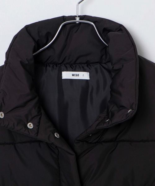 WEGO（ウィゴー）の「WEGO/パディングショートベスト（ダウンベスト・レディース・ホワイト/ブラック・FREE）」の9枚目の写真