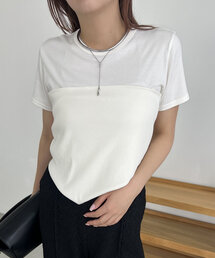 リブビスチェTシャツ