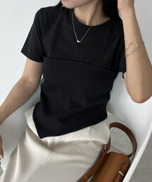 CAPRICIEUX LE'MAGE | リブビスチェTシャツ(Tシャツ/カットソー)