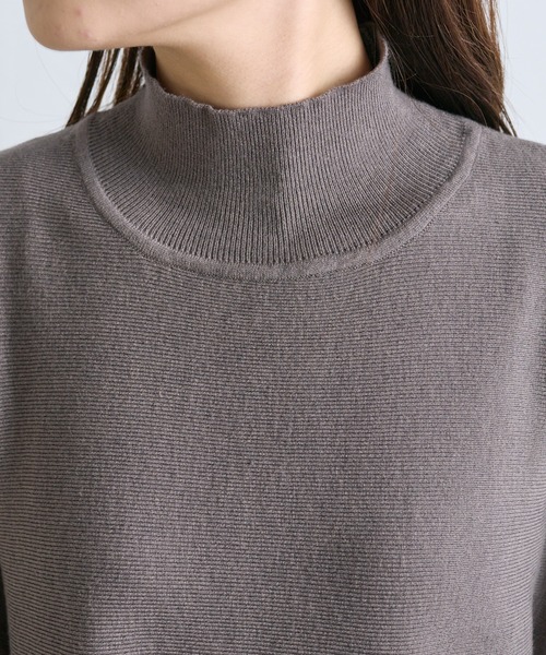 PUAL CE CIN（ピュアルセシン）の「【WEB限定・Du noir】ニットドッキングワンピース（ワンピース・レディース・ブラック/グレー・FREE）」の14枚目の写真