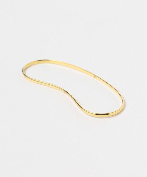 BEAMS BOY（ビームスボーイ）の「BEAMS BOY / ブラス ナロー パーム カフ（バングル/リストバンド・レディース・ゴールド・ONE SIZE）」の3枚目の写真