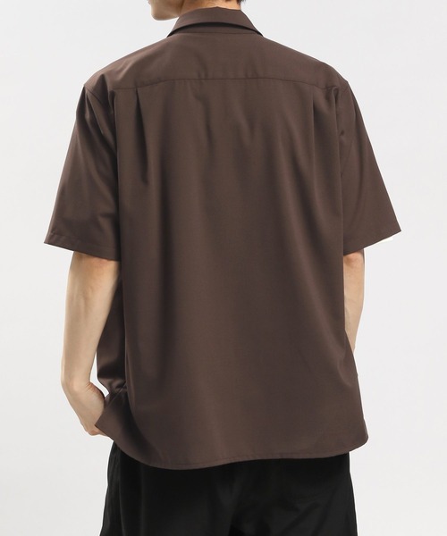 GLOBAL WORK Smile Seed Store（グローバルワーク スマイルシードストア）の「ライトTRストレッチシャツ半袖/180990（シャツ/ブラウス・メンズ・ブラウン/ネイビー/ブラック/グレー・MEDIUM/SMALL/LARGE/X-LARGE）」の20枚目の写真