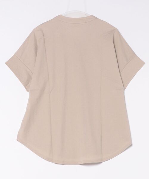 and it_（アンドイット）の「ひんやりフロントタックプルオーバー トップス（Tシャツ/カットソー・レディース・ベージュ/オフホワイト・M/L）」の3枚目の写真