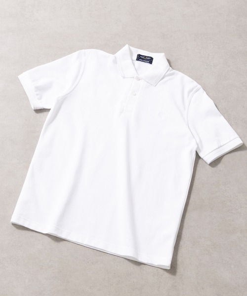 FRED PERRY（フレッドペリー）の「【FRED PERRY】TWIN TIPPED FRED PERRY SHIRT M12 Made in England（ポロシャツ・レディース・ホワイト/ネイビー/ブラック/アイボリー/ホワイト系その他2/ネイビー系2/ダークグリーン/ブラック系その他2/バーガンディー/ネイビー系3/オフホワイト/ブラック系その他3/ホワイト系その他3/ブラック系その他4/レッド系/ネイビー系4・L/S/M/XL/XXL）」の5枚目の写真