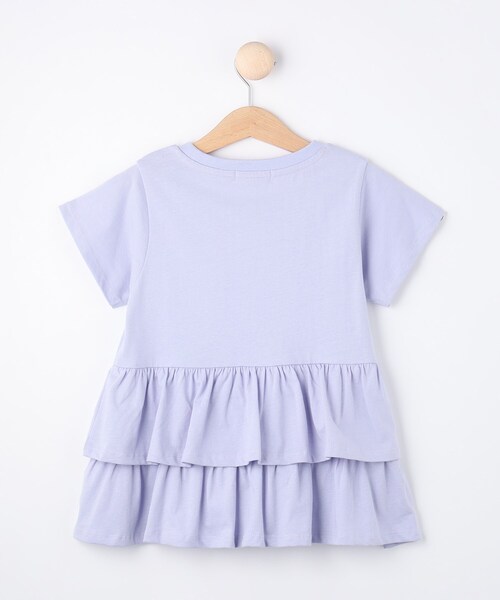 SHOO・LA・RUE（シューラルー）の「◆【110-140cm】半袖ティアードチュニック（チュニック・キッズ・パープル/ライトグリーン/ピンク系/ブラック/イエロー系その他・11/12/13/14）」の8枚目の写真