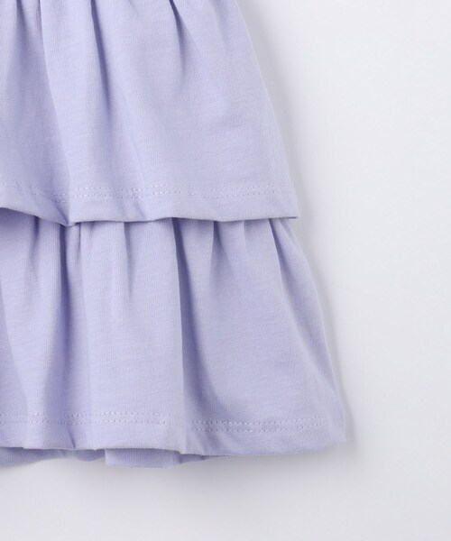SHOO・LA・RUE（シューラルー）の「◆【110-140cm】半袖ティアードチュニック（チュニック・キッズ・パープル/ライトグリーン/ピンク系/ブラック/イエロー系その他・11/12/13/14）」の11枚目の写真