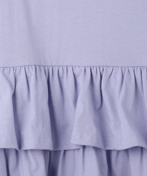 SHOO・LA・RUE（シューラルー）の「◆【110-140cm】半袖ティアードチュニック（チュニック・キッズ・パープル/ライトグリーン/ピンク系/ブラック/イエロー系その他・11/12/13/14）」の12枚目の写真