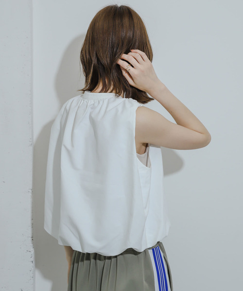HEYUMM（ヘユム）の「バルーンノースリーブシャツ（シャツ