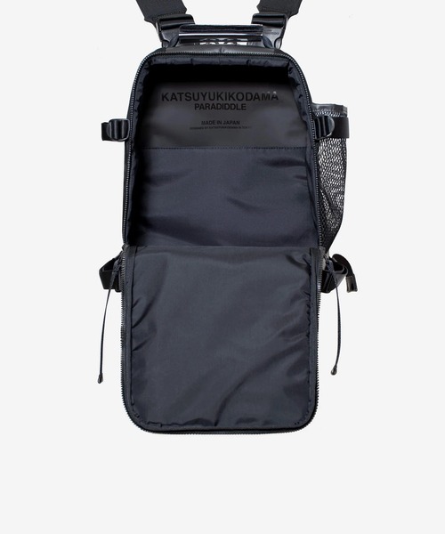 KATSUYUKI KODAMA(カツユキコダマ)の「【KATSUYUKIKODAMA PARADIDDLE】ナイロンバックパック(バックパック/リュック・メンズ・ブラック・FREE)」の5枚目の写真