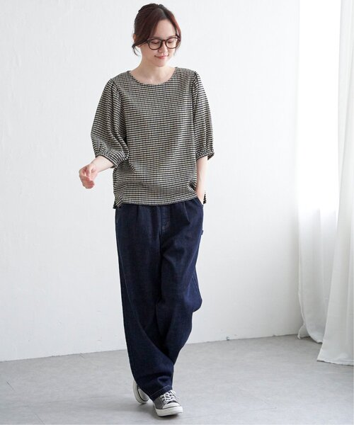 LBC(エルビーシー)の「楊柳Tブラウス(Tシャツ/カットソー・レディース・ブラック/エンジ/その他1/グリーン・M/L)」の17枚目の写真