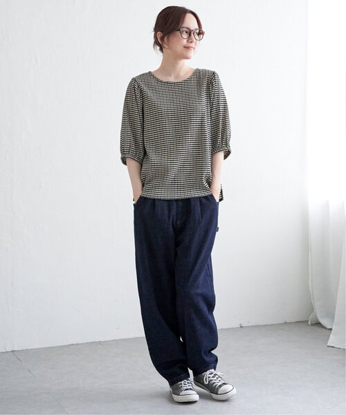 LBC(エルビーシー)の「楊柳Tブラウス(Tシャツ/カットソー・レディース・ブラック/エンジ/その他1/グリーン・M/L)」の18枚目の写真
