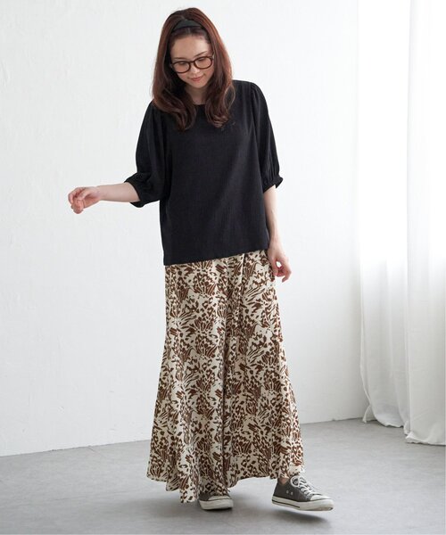 LBC(エルビーシー)の「楊柳Tブラウス(Tシャツ/カットソー・レディース・ブラック/エンジ/その他1/グリーン・M/L)」の19枚目の写真