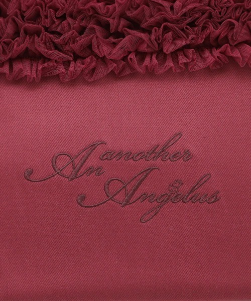 an another angelus（アンアナザーアンジェラス）の「ボリュームチュールフリルキャンバストート/ananotherangelus（トートバッグ・レディース・レッド/ピンクベージュ/グレー・FREE）」の6枚目の写真