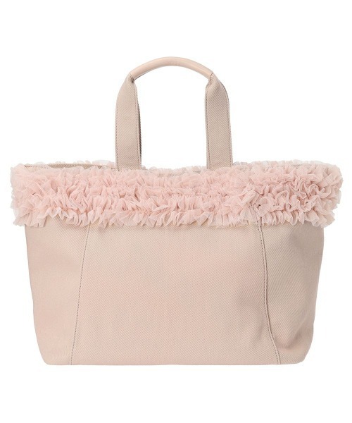 an another angelus（アンアナザーアンジェラス）の「ボリュームチュールフリルキャンバストート/ananotherangelus（トートバッグ・レディース・レッド/ピンクベージュ/グレー・FREE）」の14枚目の写真