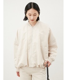 Mila Owen | タック＆ギャザーバルーンシルエットMA1(その他アウター)