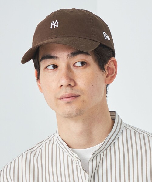 NEW ERA（ニューエラ）の「【別注】＜NEW ERA＞GLR 9TWENTY ミニ NY キャップ（キャップ・メンズ・オレンジ系その他/ライム/ベージュ/ネイビー/ブラック/グレー/ダークブラウン・FREE）」の3枚目の写真