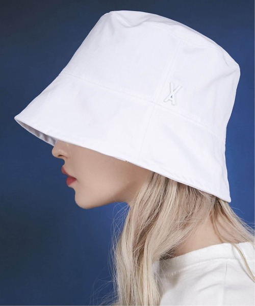 ■VARZAR■ VA Stud Frill Bucket Hat White varzar1347 VA Stud Frill Bucket Hat / White - VARZAR | 60% - Asian