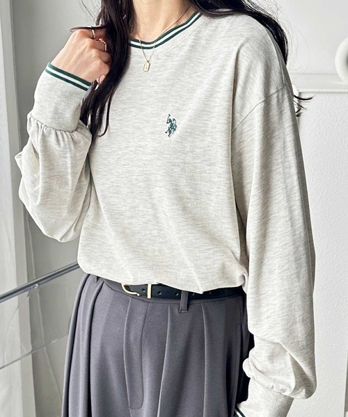 説明をご確認のうえ、購入をお願い致します。 セール】GeeRA別注【U.S. POLO ASSN.】配色ラインオーバーサイズ