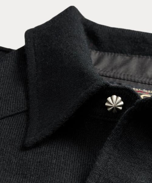 RRL(ダブル アール エル)の「(限定コレクション)ウールカシミヤ ウエスタン シャツ セーター(ニット/セーター・メンズ・ブラック系1・L/M/S/XL/XS)」の3枚目の写真