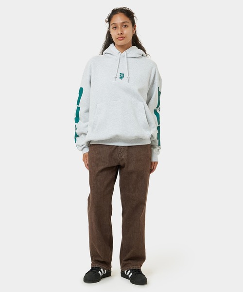 HUF / 24AW/MEGABLAST STRETCH HOODIE/パーカー/フーディー/XL/コットン/GRY HUF（ハフ）の「MEGABLAST STRETCH HOODIE / HUF ハフ フーディー