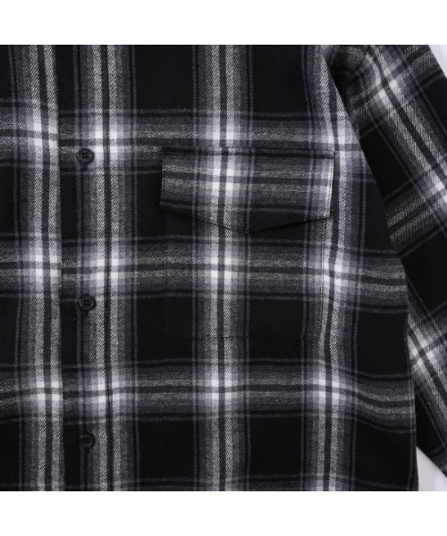 jeans-b（ジーンズベー）の「ジーンズベー ネルチェックワイドシャツ（シャツ/ブラウス・キッズ・カーキ/ブラック・140cm/150cm/160cm/130cm）」の17枚目の写真