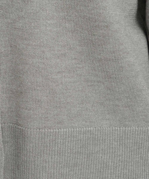 Andemiu（アンデミュウ）の「ラメポケツキカーディガン146812（カーディガン/ボレロ・レディース・ベージュ/ブラック/グレー/オフホワイト・FREE）」の8枚目の写真